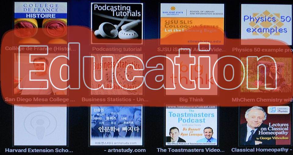 WatchItFree.TV example of EDUCATION content