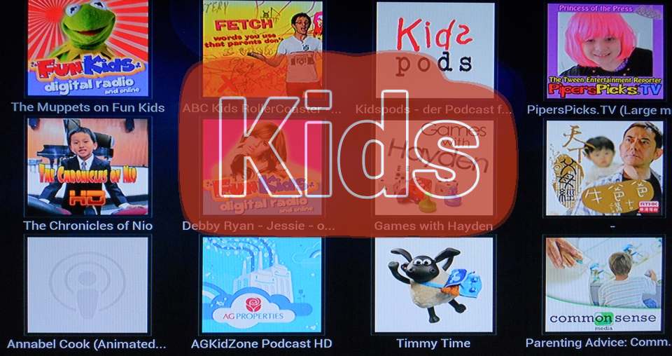 WatchItFree.TV example of CONTENT FOR YOUNG CHILDREN